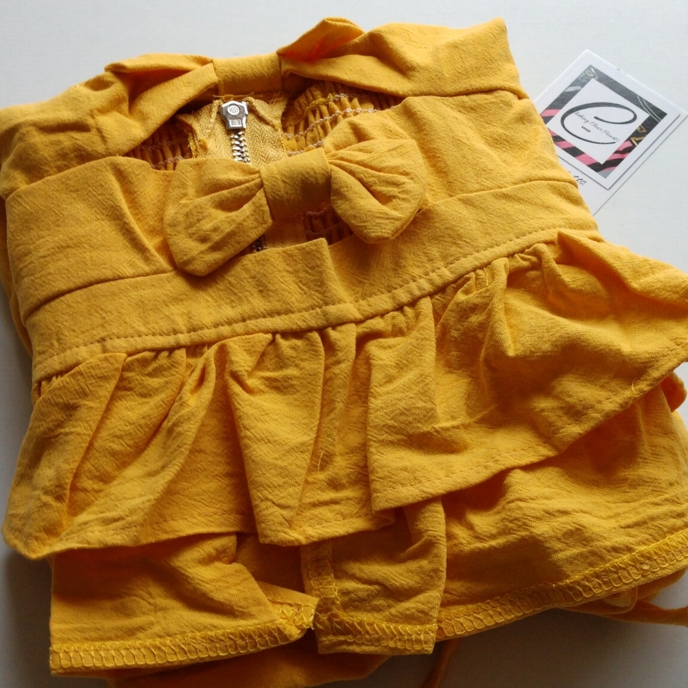 Backless Ruffled Crop Top with Bow Knots – Chic Summer Top for Women